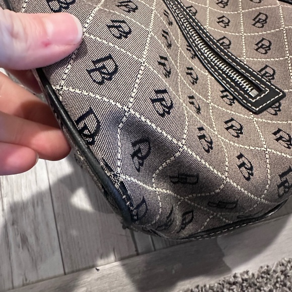 Dooney & Bourke Signature Monogram Hobo Shoulder Bag - Picture 13 of 17